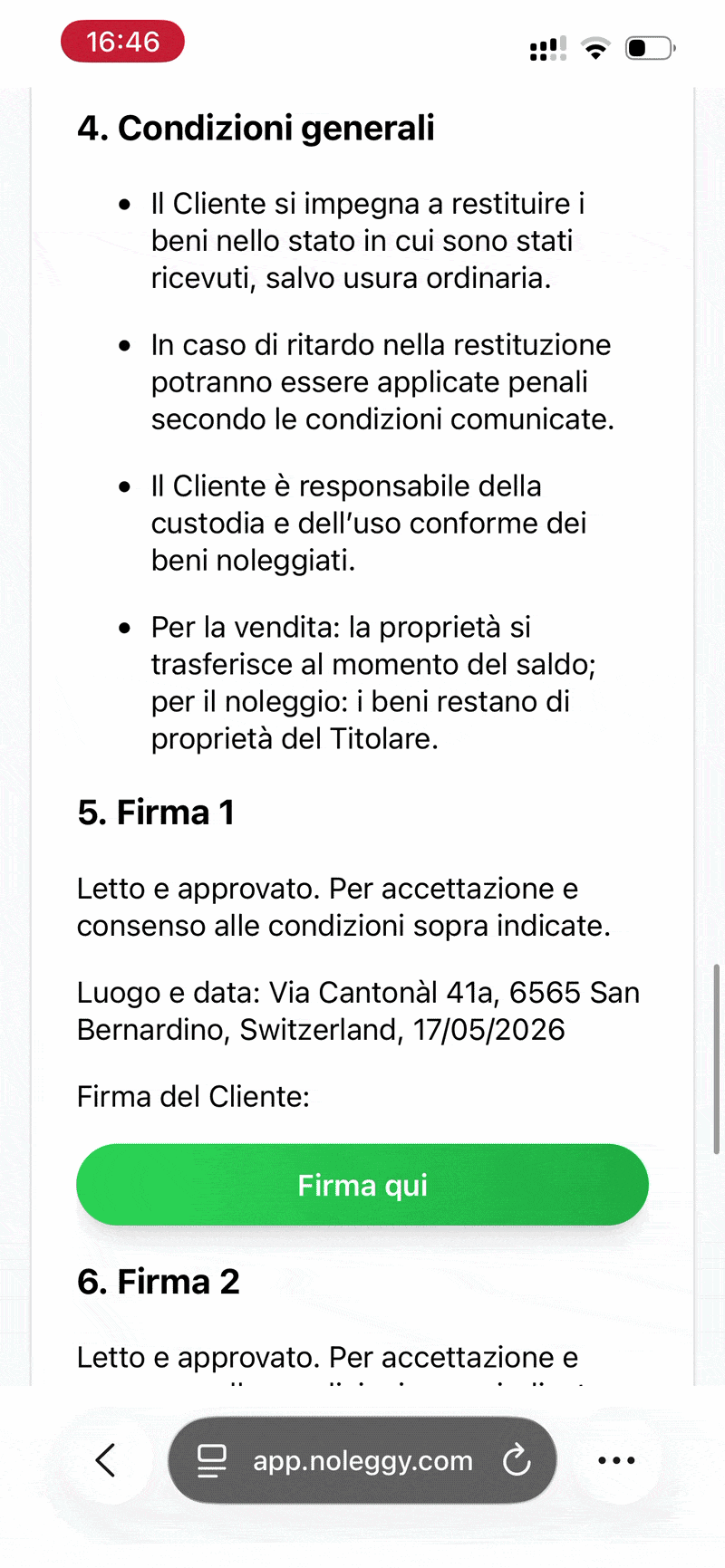 Demo contratti digitali: firma e archivio sulla stessa pratica